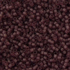 Miyuki Delica Seed Bead 11/0 Matte Transparent Dark Amethyst 7g Tube DB1264