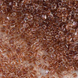 Miyuki Triangle Seed Bead 8/0 Inside Color Lined Topaz 15g (1108)