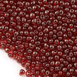 Miyuki Drop Fringe Seed Bead Dark Red Gold Luster 10g (304)