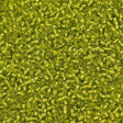 50g Toho Round Seed Beads 11/0 Silver Lined Lime (24)