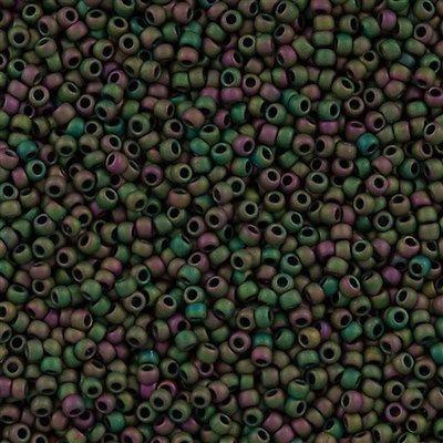 50g Toho Round Seed Beads 11/0 Opaque Matte Cassiopeia (708)