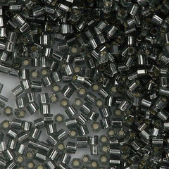 Toho Hex Seed Bead 11/0 Silver Lined Gray 7.2g Tube (29B)