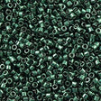 Miyuki Delica Seed Bead 11/0 Nickel Plated Dark Teal 2-inch Tube DB458