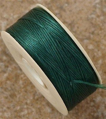 Size 0 Nymo Nylon Evergreen Thread 115 yard bobbin