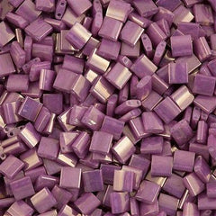 Miyuki Tila Seed Bead Opaque Dark Orchid Luster 7g Tube (1867)