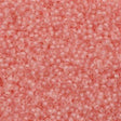 50g Miyuki Round Seed Bead 11/0 Semi Matte Pale Rose Lined Crystal 11-1934