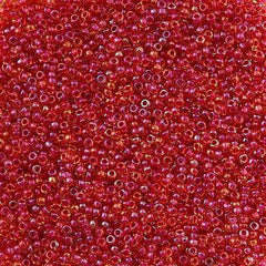 50g Toho Round Seed Bead 11/0 Inside Color Lined Fuchsia Topaz (241)
