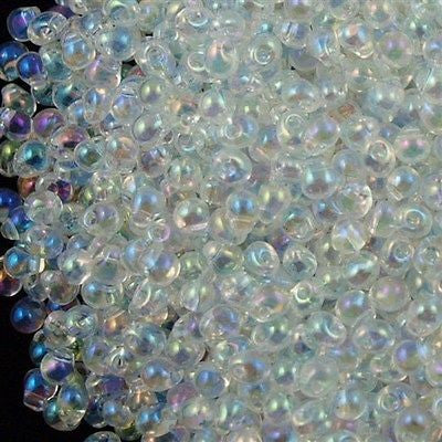 Transparent Fantasy Glass Seed Beads 2mm Round Beads – CrystalGirl