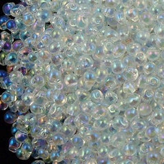 Miyuki Drop Fringe Seed Bead Transparent Crystal AB 24g Tube (250)
