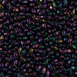 Miyuki Long Drop Seed Bead Metallic Purple Iris 24g Tube (454)