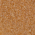 Miyuki Delica Seed Bead 11/0 Light Topaz Luster 2-inch Tube DB101