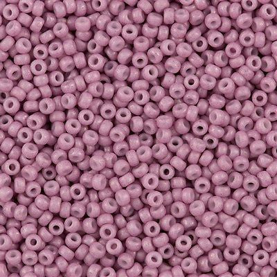 Miyuki Round Seed Bead 11/0 Opaque Matte Antique Rose 22g Tube (2037)