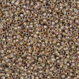50g Toho Round Seed Bead 11/0 Inside Color Lined Tan AB (994)