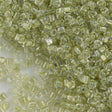 Miyuki Triangle Seed Bead 8/0 Inside Color Lined Sparkle Celery 15g (1527)