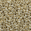 Toho Round Seed Bead 8/0 Permanent Finish Galvanized Aluminum 2.5-inch tube (558PF)