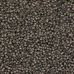 100g Miyuki Delica seed bead 11/0 Matte Silver DB321