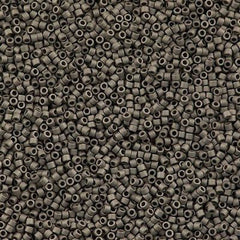 100g Miyuki Delica seed bead 11/0 Matte Silver DB321