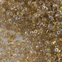 Super Duo 2x5mm Two Hole Beads Crystal Twilight 15g PA25-00030W