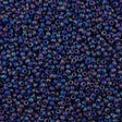 Toho Round Seed Bead 11/0 Matte Colbalt AB 2.5-inch Tube (87DF)