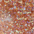 Czech Rizo 2.5x6mm Beads Rosaline AB 21g Tube (70120AB)
