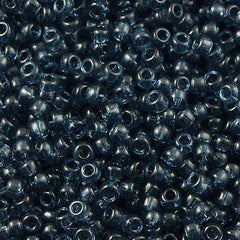 50g Miyuki Round Seed Bead 11/0 Transparent Dark Blue (2411)