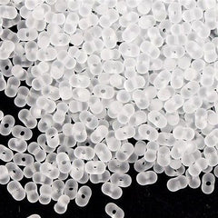 Miyuki Berry Seed Bead Transparent Matte Crystal 22g Tube (131F)