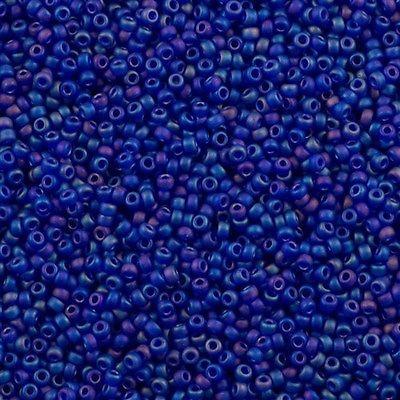 50g Miyuki Round Seed Bead 11/0 Matte Cobalt AB (151FR)
