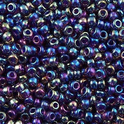 Miyuki Round Seed Bead 11/0 Fuchsia AB 22g Tube (333)