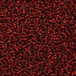 Miyuki Round Seed Bead 15/0 Silver Lined Dyed Brick Red 2-inch Tube (1420)