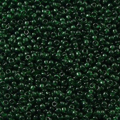 Toho Round Seed Bead 11/0 Transparent Jade 2.5-inch Tube (939)