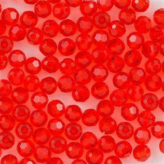 12 TRUE CRYSTAL 4mm Faceted Round Bead Hyacinth (236)