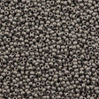50g Toho Round Seed Bead 11/0 Metallic Matte Antique Silver (566)