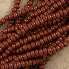 Czech Seed Bead 6/0 Opaque Brown 50g (13600)