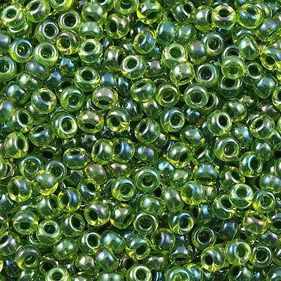 50g Miyuki Round Seed Bead 11/0 Olive Line Green 11-350