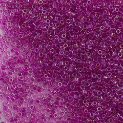Miyuki Delica Seed Bead 11/0 Inside Dyed Color Medium Fuchsia 7g Tube DB74
