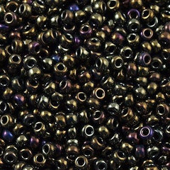 Miyuki Round Seed Bead 8/0 Metallic Brown 22g Tube (458)