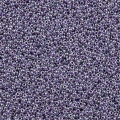 Miyuki Round Seed Bead 15/0 Purple Ceylon 2-inch Tube (525)