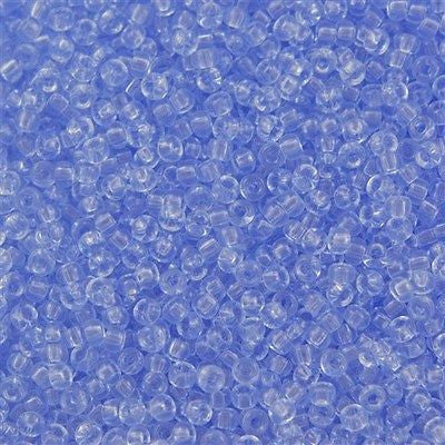 Miyuki Round Seed Bead 8/0 Transparent Light Blue 22g Tube (159L)