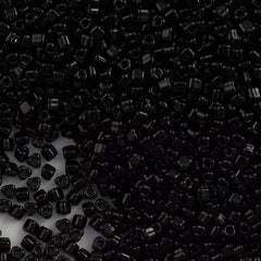 Miyuki Triangle Seed Bead 8/0 Opaque Black 15g (401)
