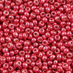 Miyuki Round Seed Bead 6/0 Duracoat Galvanized Light Cranberry 20g Tube (4211)