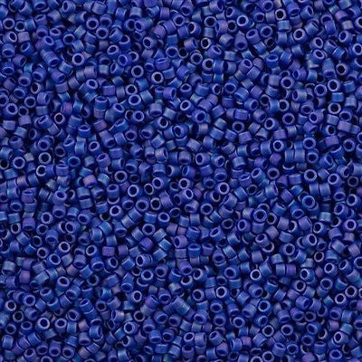 Miyuki Delica Seed Bead 11/0 Matte Cobalt 2-inch Tube DB880