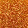 50g Toho Round Seed Bead 11/0 Transparent Light Topaz (622)