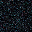 25g Miyuki Delica seed bead 11/0 Metallic Luster Midnight Blue AB DB1003