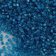 Miyuki Triangle Seed Bead 8/0 Sparkle Blue Lined Aqua AB 23g Tube (1823)