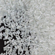 Miyuki 3mm Bugle Bead White Ceylon 5-inch Tube (528)