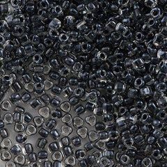 Miyuki Triangle Seed Bead 8/0 Inside Color Lined Sparkle Charcoal 15g (1559)