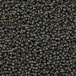 Toho Round Seed Bead 11/0 Opaque Matte Gray Iris 2.5-inch Tube (613)