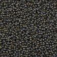 50g Toho Round Seed Bead 11/0 Opaque Matte Gray Iris (613)