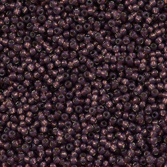 50g Toho Round Seed Beads 11/0 Silver Lined Milky Nutmeg (2114)
