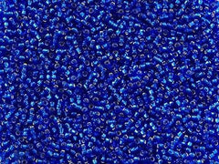 Toho Round Seed Bead 15/0 Silver Lined Cobalt 2.5-inch Tube (28)